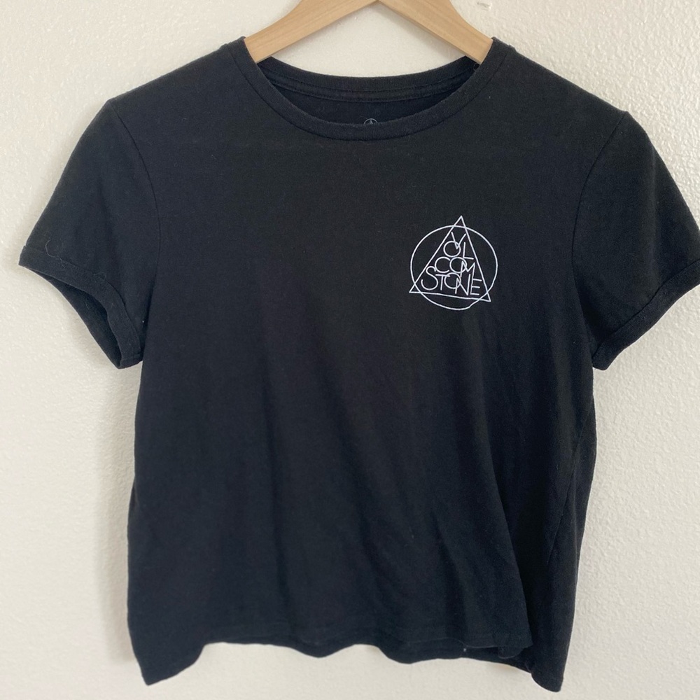 Volcom Black Crop Tee